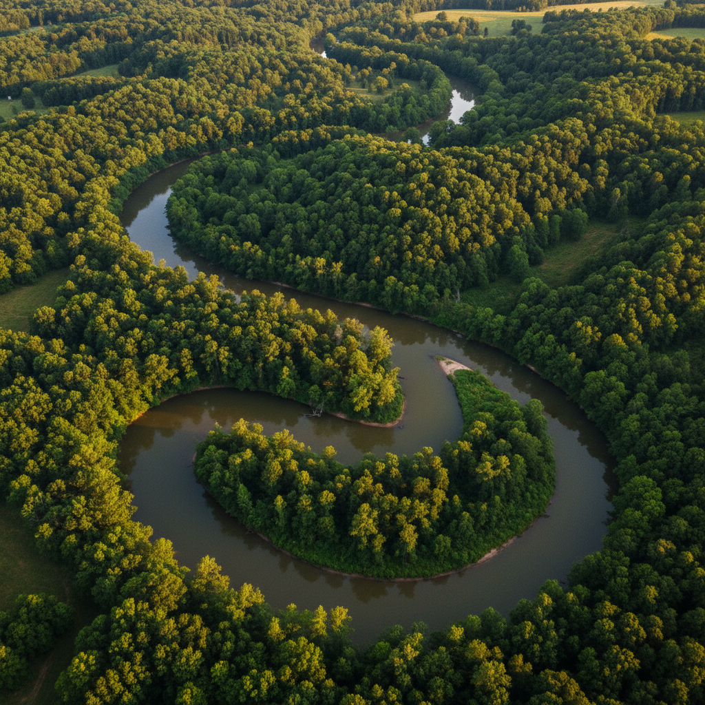 Alabama River Aerial